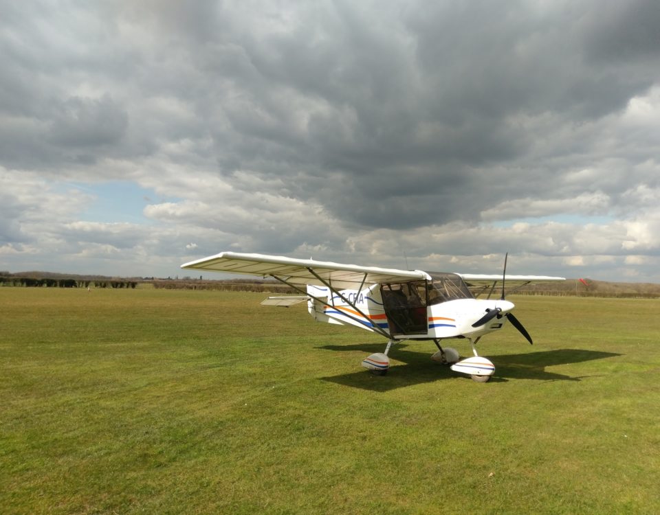 Nushin's plane at Little Gransden