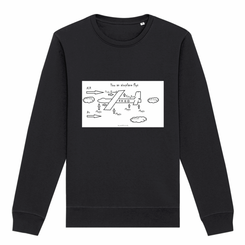 Round Neck Crew Sweatshirt