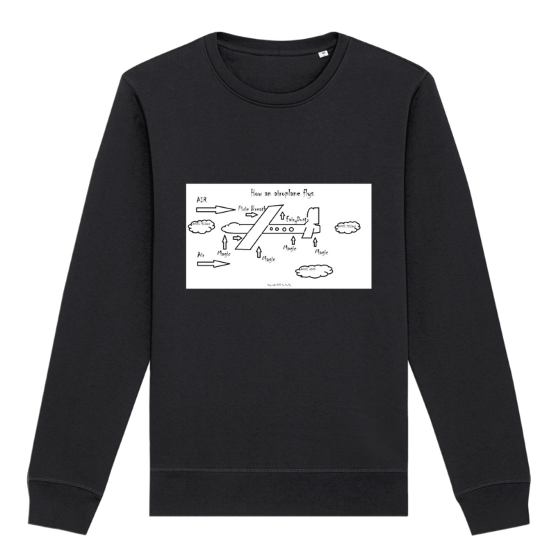 Round Neck Crew Sweatshirt